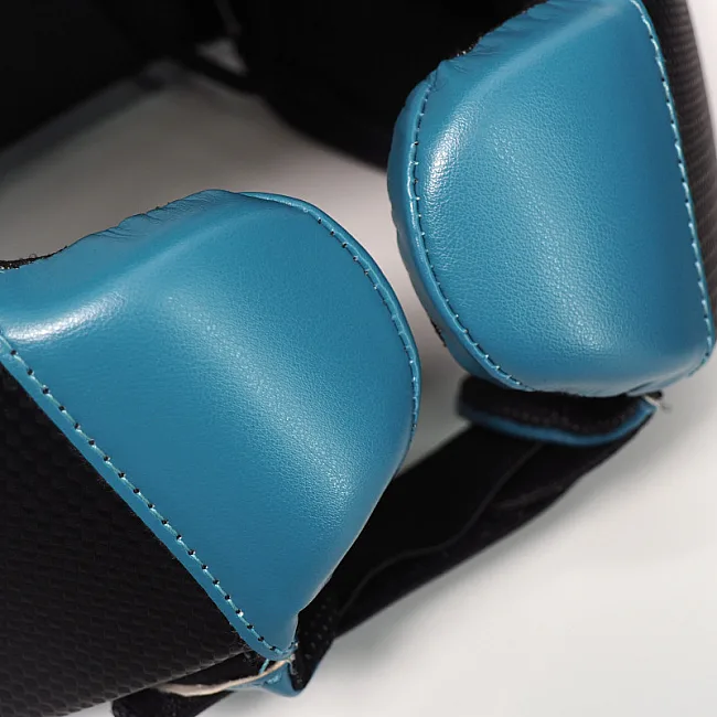 Боксерський шолом Adidas Power 50 блакитний/чорний/золотий | C50HG