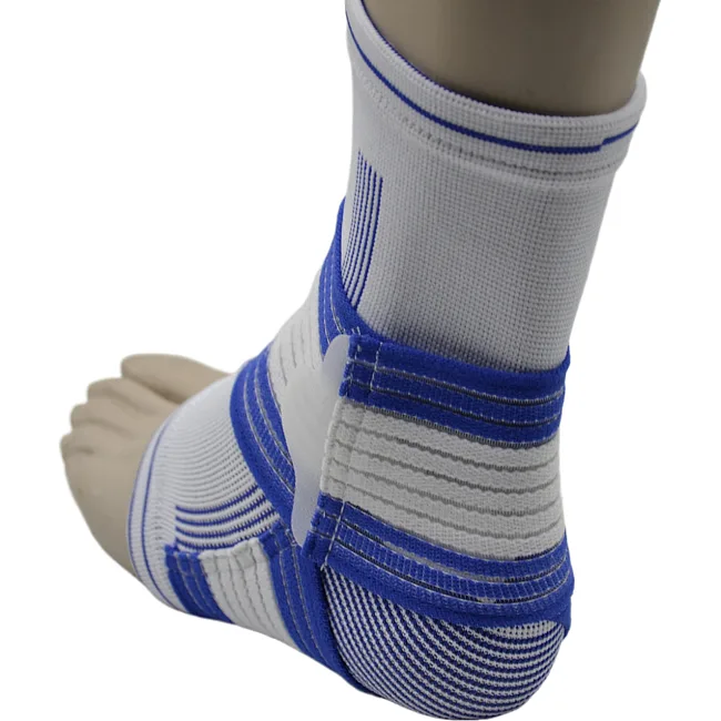 Бандажі на гомілкостоп Power System PS-6009 Ankle Support Pro Blue/White (1шт.)