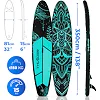 Надувна SUP дошка (Сапборд) THUNDER MOTH-MINT 350