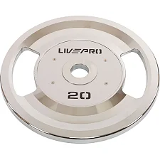 Блины диски стальные 2 Handle металлическая втулка LiveUp LP8338-20 ø51мм 20кг
