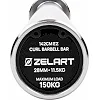 Гриф для штанги хромированный Олимпийский EZ-образный с замками ZELART TA-9745 (Хром)
