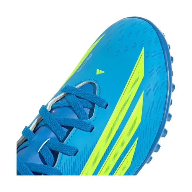 Сороконіжки дитячі ADIDAS F50 CLUB TF J блакитний, жовтий (для дітей)