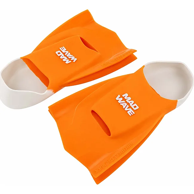 Короткие ласты для тренировок MADWAVE Propellor max M074305 (Оранжевый)