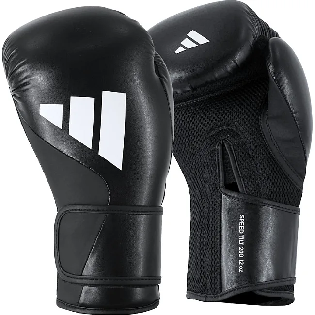 Рукавички для боксу Adidas Speed Tilt 200 (чорно-білий) TLT200TG