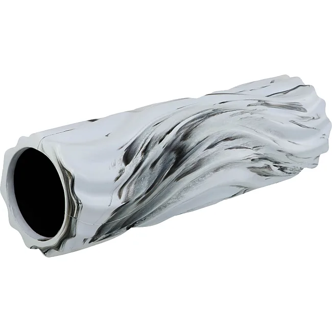 Роллер массажный цилиндр (ролик мфр) 33см Line Roller EVA SP-SPORT FI-0042 (Черный-белый)