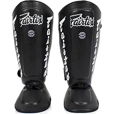 Защита голени и стопы Fairtex SP7 Shin Pads Black