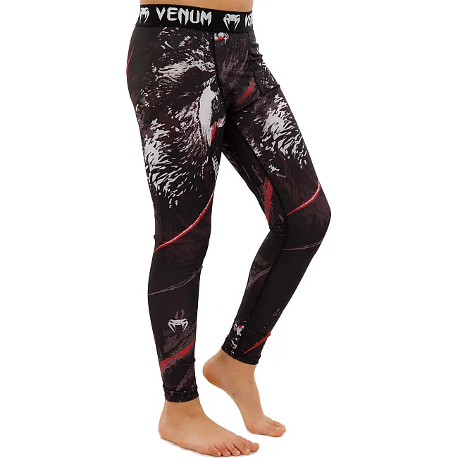 Компрессионные штаны леггинсы тайтсы детские VENUM
 GRIZZLY 9605B XXS
-S (Черный)
