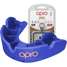 Капа для бокса OPRO Bronze взрослая (возраст 11+) Blue (art.102500002)