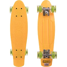Пенни борд Penny Board круизер пластиковый со светящимися колесами 22" SP-SPORT SK-5672-1
