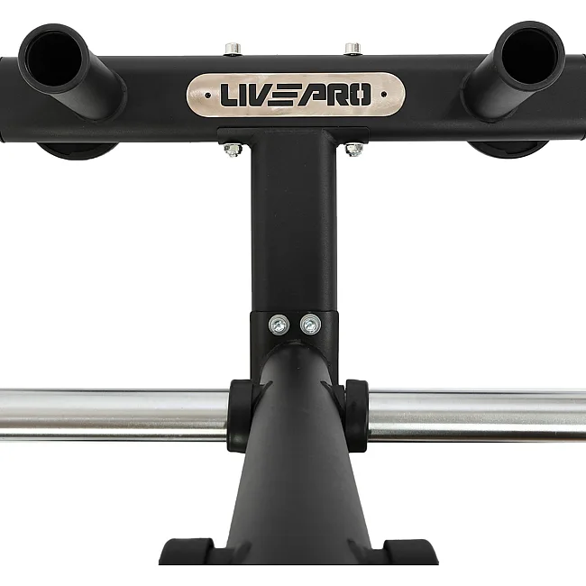 Стойка вертикальная для блинов дисков и грифов передвижная LiveUp LP8851
68х66,5х131см