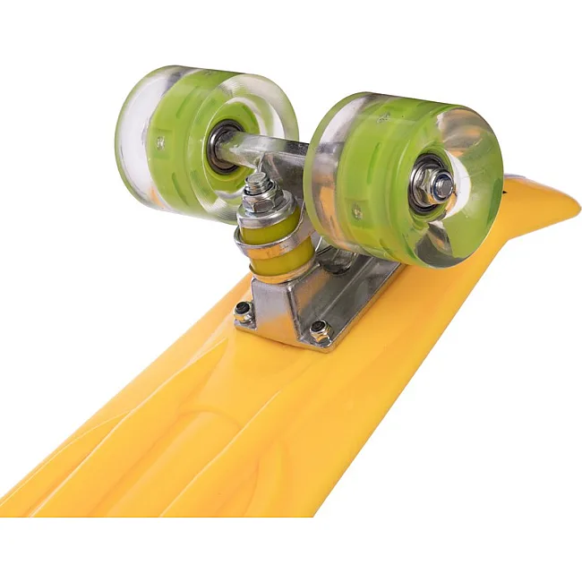 Пенни борд Penny Board круизер пластиковый со светящимися колесами 22
