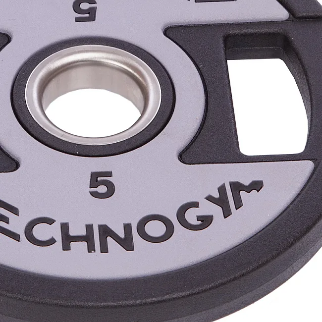 Блины диски полиуретановые 2 Handle металлическая втулка TECHNOGYM TG-1837-5 51мм 5кг