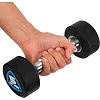 Гантели профессиональные
 с полиуретановым покрытием LiveUp LP8075-5 2шт по 5кг