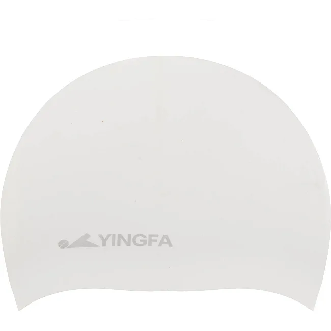 Шапочка для бассейна силиконовая для взрослых YINGFA C0081 (Белый)