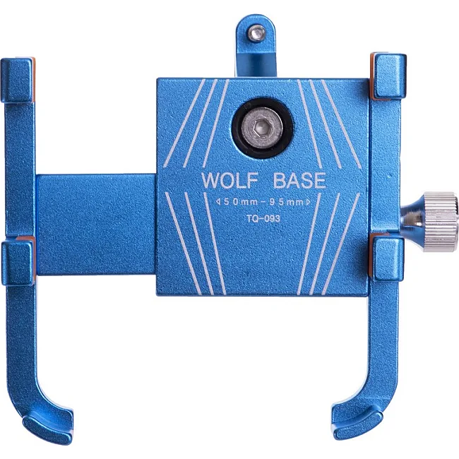 Держатель для телефона на руль велосипеда мотоцикла WOLF BASE V-3444 (Черный)