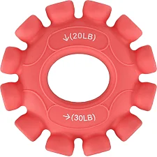 Кистевой эспандер кольцо с двойной нагрузкой JELLO FI-0650 1шт ø7.5 нагрузка 20LB-70LB (Розовый)