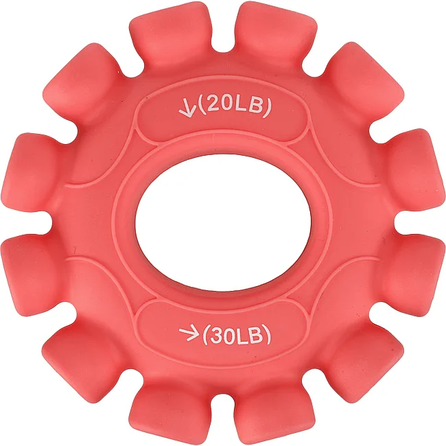 Кистевой эспандер
 кольцо с двойной нагрузкой JELLO

 FI-0650 1шт ø7.5 нагрузка 20LB-70LB (Розовый)