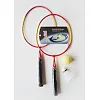 Набор мини для бадминтона FLASH Set MB-125 (2ракетки+1волан+ 1 м&яч+чехол прозрачный)