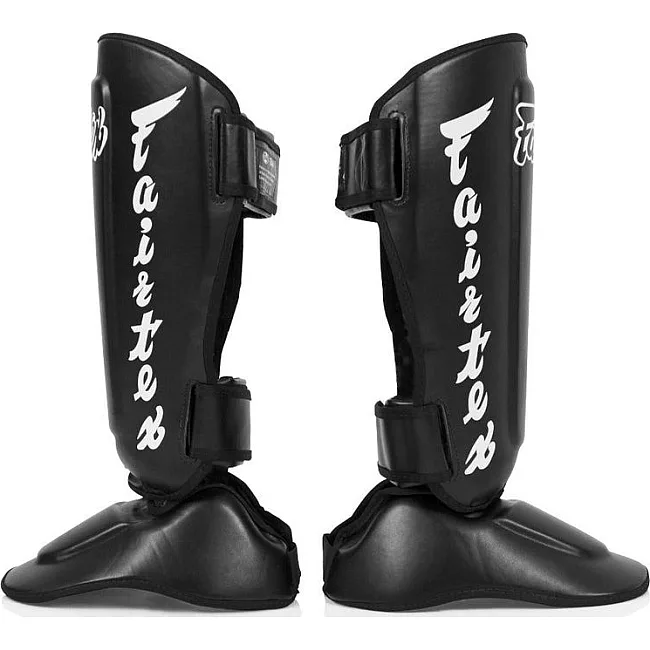 Защита голени и стопы Fairtex SP7 Shin Pads Black
