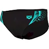 Плавки мужские Arena SWIM BRIEFS GRAPHIC черный, бирюзовый