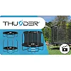 Батут THUNDER INSIDE ELITE с внутренней сеткой 6 футов 183 см черный