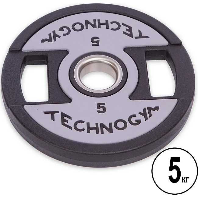 Блины диски полиуретановые 2 Handle металлическая втулка TECHNOGYM TG-1837-5 51мм 5кг