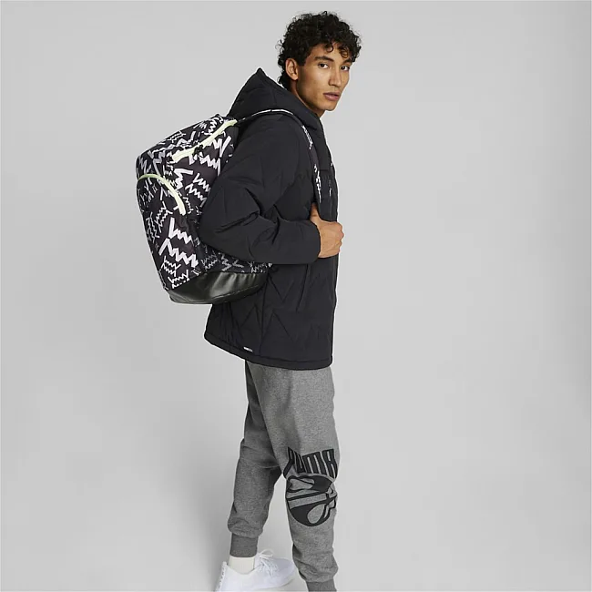 Рюкзак спортивный Puma Basketball Backpack 27L черный 31х45х14 см