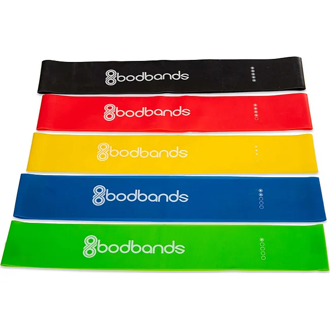 Набор резинок для упражнений ленты сопротивлений
 Bodbands FI-6318 5шт