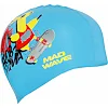 Шапочка для бассейна
 силиконовая юниорская MADWAVE
 Junior LLAMA M057910 (Голубой)