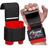 Гаки для тяги на зап'ястя POWER SYSTEM PS-3310 Hardcore Hooks Black/Red