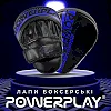 Лапы боксерские PowerPlay 3041 Challanger Черно-Синие PU