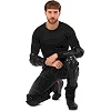 Комплект мотозащиты наколенники и налокотники SCOYCO K57H57 (Черный)