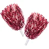 Помпони блискучі для чирлідингу з ручками SP-SPORT Pom-Poms CH-4875 2шт (Червоний) Помпони блискучі для чирлідингу з ручками SP-SPORT Pom-Poms CH-4875 2шт (Червоний)