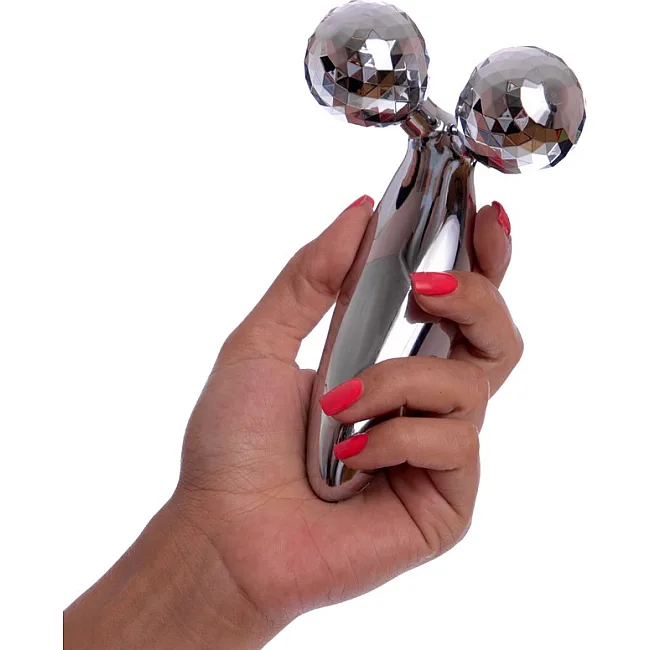 Роликовий масажер
 для обличчя та тіла 3D ліфтинг ручний 2 кулькиSP-PLANETA
 3D Massager XC-117