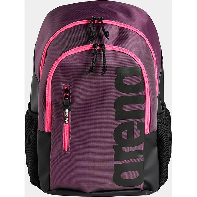 Рюкзак Arena SPIKY III BACKPACK 30 черный, фиолетовый, розовый 31 x 16 x 46