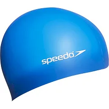 Шапочка для плавания детская Speedo FLAT SILCONE CAP TEAM JU синий