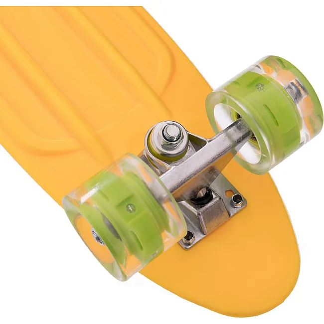 Пенни борд Penny Board круизер пластиковый со светящимися колесами 22