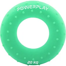 Эспандер кистевой силиконовый PowerPlay PP-4338 Medium 20 кг. Зеленый