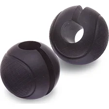 Розширювач хвата сферичний на гриф гантелі та турнік Handle Grip SP-SPORT FI-1789 6,5см (Чорний)