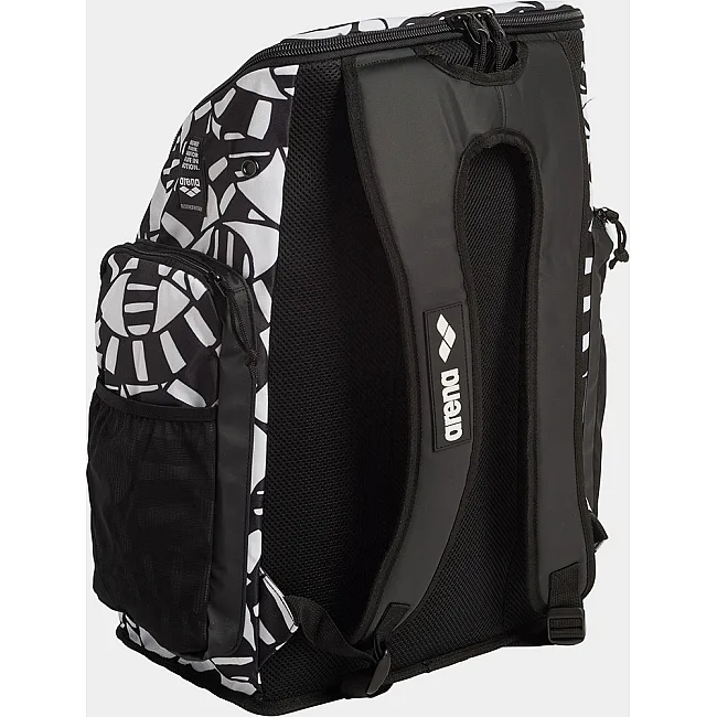 Спортивный рюкзак Arena SPIKY III BACKPACK 45 ALLOVER 45L черный, белый, желтый 54x36x27 см