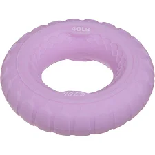 Кистевой эспандер кольцо JELLO FI-3813 1шт ø7см нагрузка 9-23кг (Сиреневый)