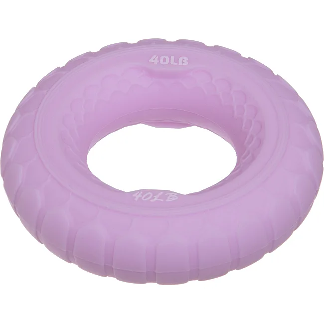 Кистевой эспандер кольцо JELLO FI-3813 1шт ø7см нагрузка 9-23кг (Сиреневый)