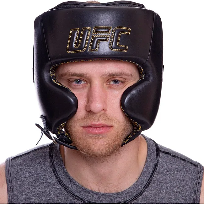 Шлем для бокса в мексиканском стиле
 кожаный UFC PRO Prem Lace Up UHK-75057 XXL