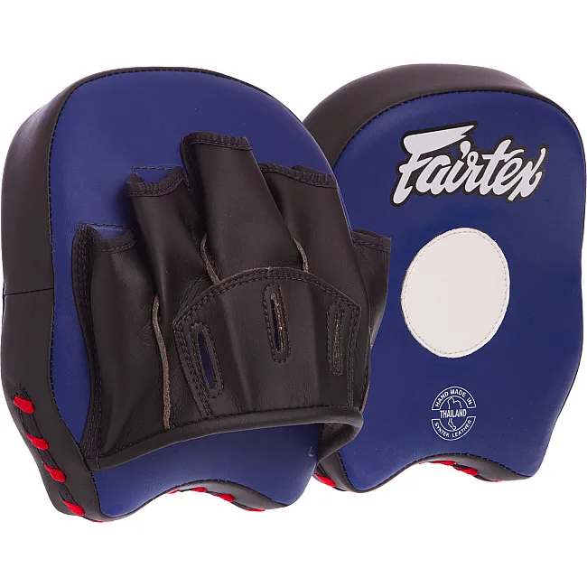 Міні-лапа боксерська вигнута тренувальна
 FAIRTEX FMV14 19x17x5см 2штуки (Синій)