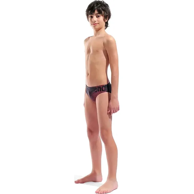 Плавки-слепые для мальчиков Arena DIM LIGHT SWIM BRIEFS черный, коралловый