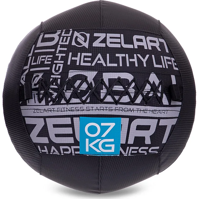 Мяч набивной медицинский для кроссфита WALL BALL ZELART
 FI-2637-7 7кг