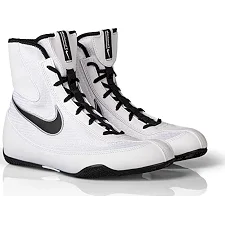 Боксерки для бокса NIKE Machomai 2.0 White Black-Wolf Grey