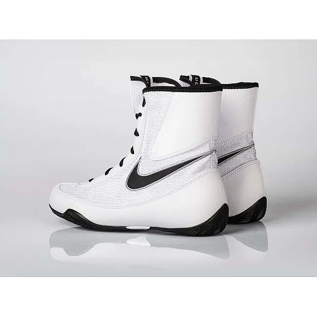 Боксерки для бокса NIKE Machomai 2.0 White Black-Wolf Grey