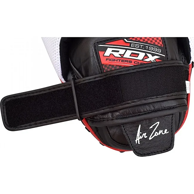 Боксерские лапы RDX Leather Red