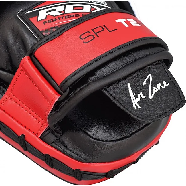 Боксерские лапы RDX Leather Red